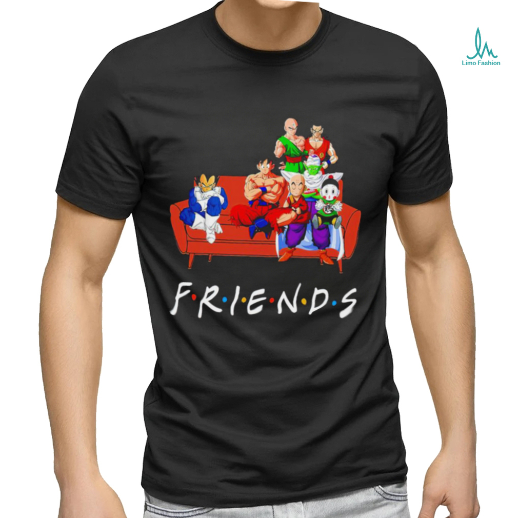 Dragon Ball characters on sofa Friends Anime shirt Dragon Ball characters on sofa Friends Anime shirt