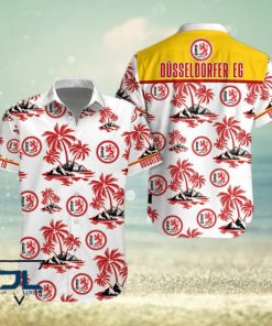 Dusseldorfer EG Deutsche Eishockey Liga Coconut Tree Island Hawaiian Shirt