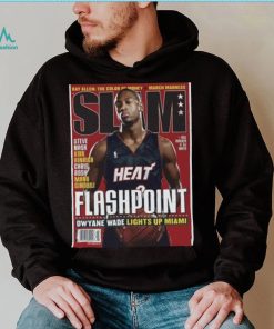 Dwayne Wade Miami Heat Slam Cover NBA Tee Shirt