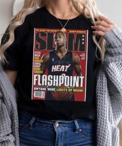 Dwayne Wade Miami Heat Slam Cover NBA Tee Shirt