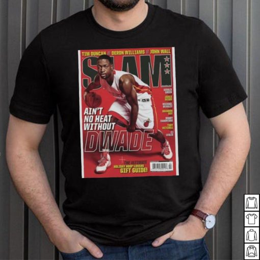 Dwayne Wade NBA Miami Heat Slam Cover Tee Shirt