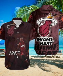 Dwyane Wade 3 Miami Heat Funny Hawaiian Shirt Gift For Basketball Lovers