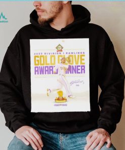 Dylan Crews 2023 Division I rawlings Gold Glove shirt