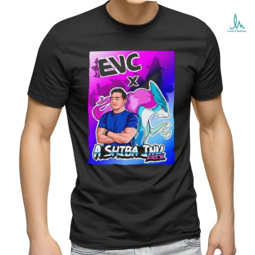 EVC X a Shiba Inu ATX game shirt