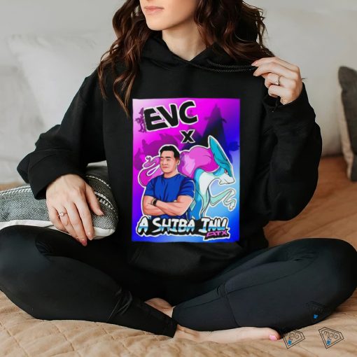 EVC X a Shiba Inu ATX game shirt