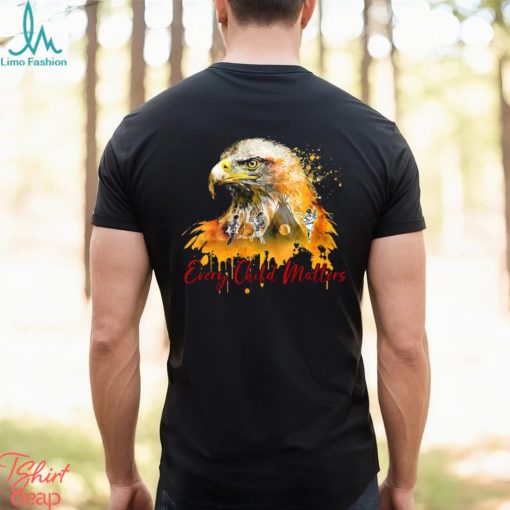Eagle Every Child Matters Hoodie Orange Day Clothing Native Child Lives Matter Clothing