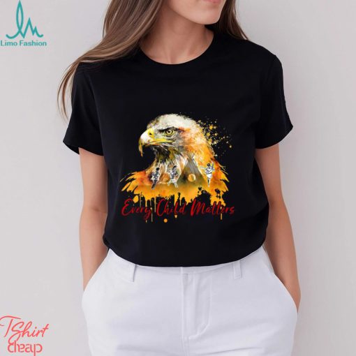 Eagle Every Child Matters Hoodie Orange Day Clothing Native Child Lives Matter Clothing