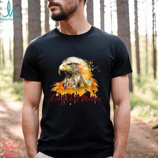 Eagle Every Child Matters Hoodie Orange Day Clothing Native Child Lives Matter Clothing