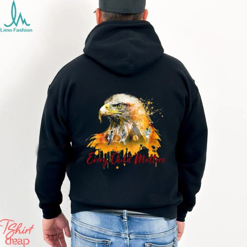 Eagle Every Child Matters Hoodie Orange Day Clothing Native Child Lives Matter Clothing