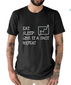 Eat sleep give it a shot repeat 2023 shirt