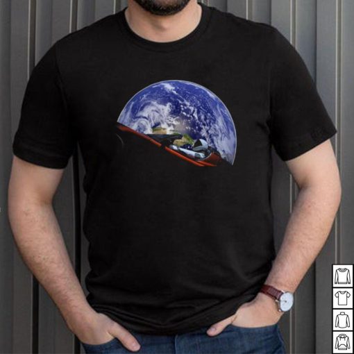 Elon Musk Wearing Spacex Starman New Shirt