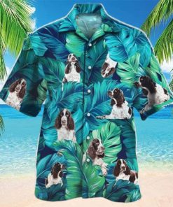 English Springer Spaniel Dog Lovers All Printed 3D Hawaiian Shirt For Men Women