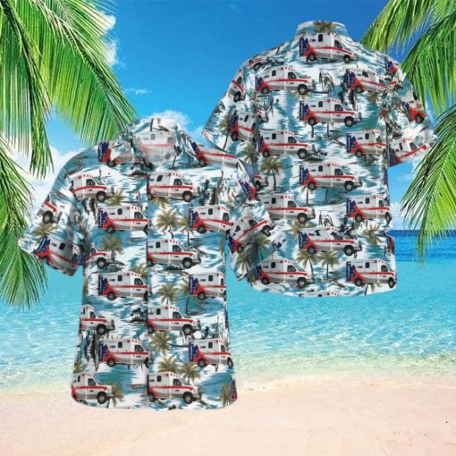 Erlanger Kentucky Amr Ambulance Summer Aloha hawaiian shirt