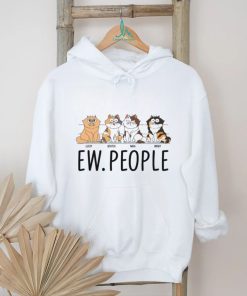 Ew People Funny Sitting Cat Gift For Cat Lovers Personalized T Shirt