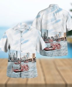 FDNY FIREBOAT JOHN J HARVEY HAWAIIAN SHIRT