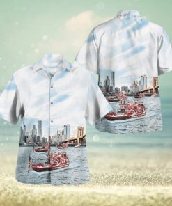 FDNY FIREBOAT  JOHN J  HARVEY  HAWAIIAN SHIRT