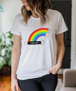 Face Jam Switchfork Rainbow logo shirt