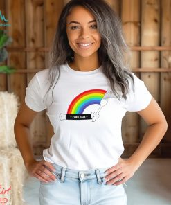 Face Jam Switchfork Rainbow logo shirt