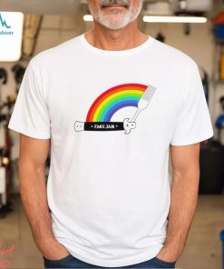 Face Jam Switchfork Rainbow logo shirt