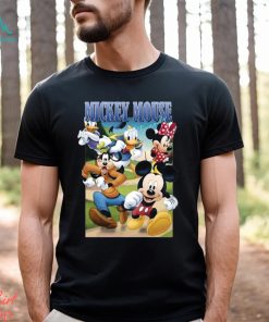 Famous Mickey Mouse Friends Figure Short Sleeve T Shirt Men Sweatshirt Unisex