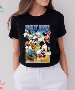 Famous Mickey Mouse Friends Figure Short Sleeve T Shirt Men Sweatshirt Unisex