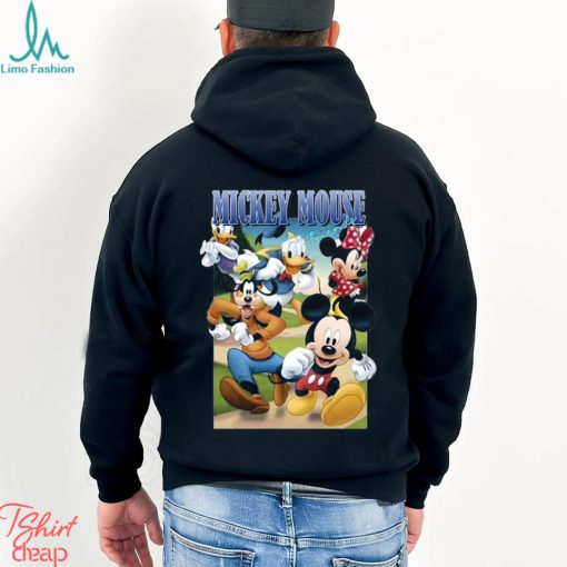 Famous Mickey Mouse Friends Figure Short Sleeve T Shirt Men Sweatshirt Unisex