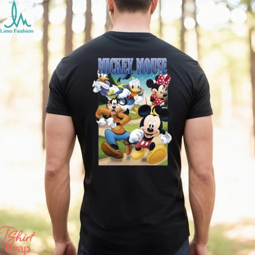 Famous Mickey Mouse Friends Figure Short Sleeve T Shirt Men Sweatshirt Unisex