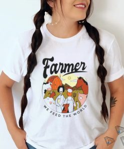 Farmer we feed the world vintage shirt