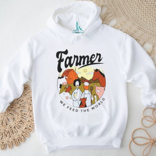 Farmer we feed the world vintage shirt