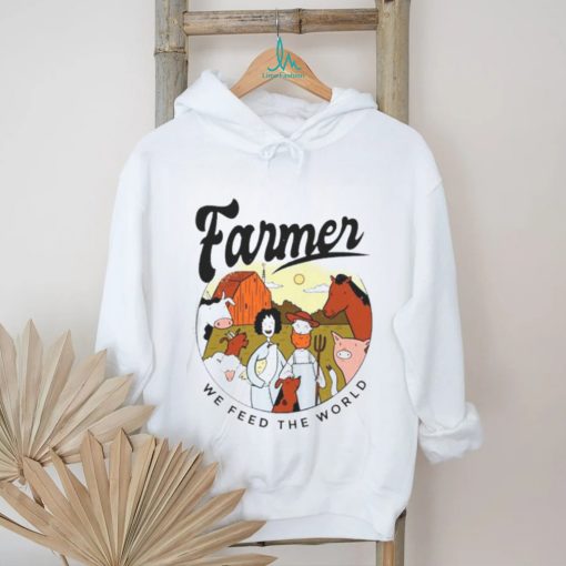 Farmer we feed the world vintage shirt