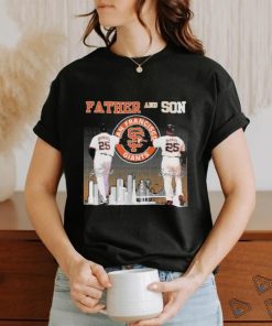 Father And Son San Francisco Giants Bonds Shirt