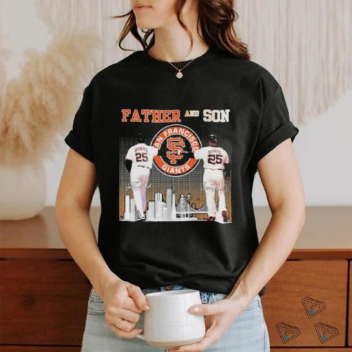 Father And Son San Francisco Giants Bonds Shirt