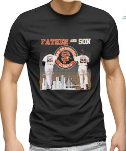 Father And Son San Francisco Giants Bonds Shirt