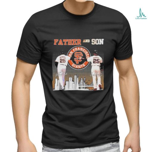 Father And Son San Francisco Giants Bonds Shirt