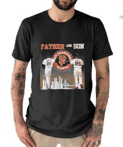 Father And Son San Francisco Giants Bonds Shirt