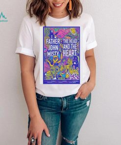 Father john misty 2023 tour art poster design t shirt