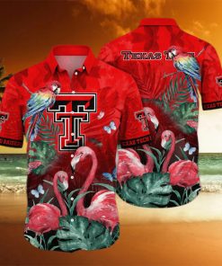 Flamingo Aloha NCAA Texas Tech Hawaiian Shirt