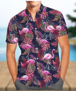 Flamingo Hawaiian Shirt Shorts