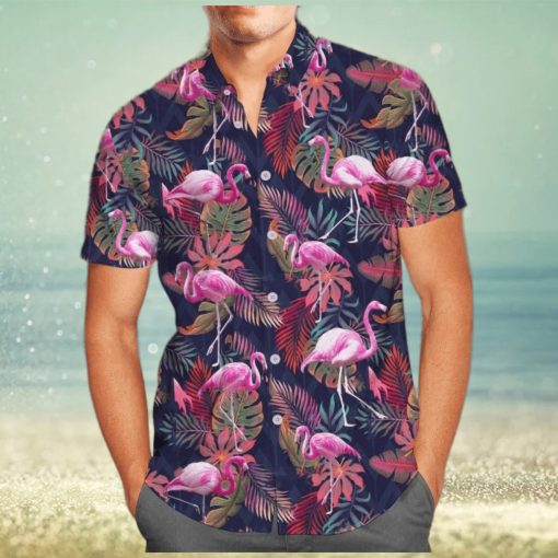 Flamingo Hawaiian Shirt Shorts