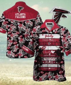 Floral Aloha Atlanta Falcons NFL Hawaiian Shirt Family Football Homerun Team Spirit