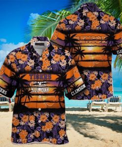 Floral Aloha NCAA Clemson Tigers Hawaiian Shirt Came All Day