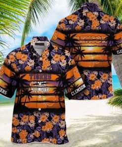 Floral Aloha NCAA Clemson Tigers Hawaiian Shirt Came All Day