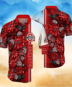 Floral Aloha NCAA Ohio State Buckeyes Hawaiian Shirt