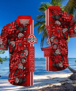 Floral Aloha NCAA Ohio State Buckeyes Hawaiian Shirt