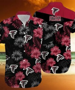 Floral Aloha NFL Atlanta Falcons Hawaiian Shirt Hibiscus Flowers Summer Beach Gift