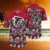 Floral Aloha NFL Atlanta Falcons Hawaiian Shirt Hibiscus Flowers Summer Beach Gift