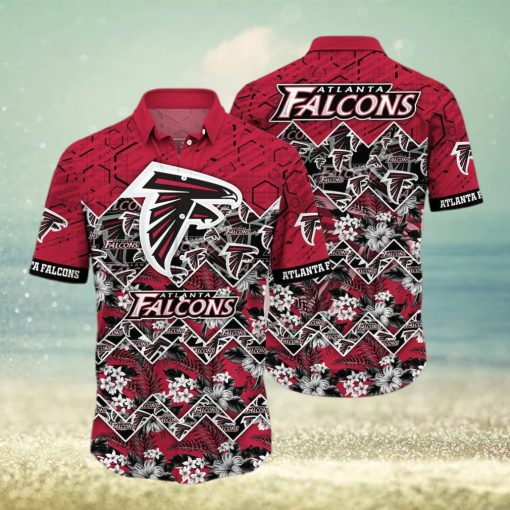 Floral Aloha NFL Atlanta Falcons Hawaiian Shirt Summer Beach Gift