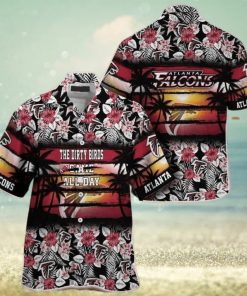 Floral Aloha NFL Atlanta Falcons Hawaiian Shirt The Dirty Birds Came All Day