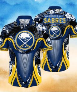 Floral Aloha NHL Buffalo Sabres Hawaiian Shirt Gift For Hockey Players