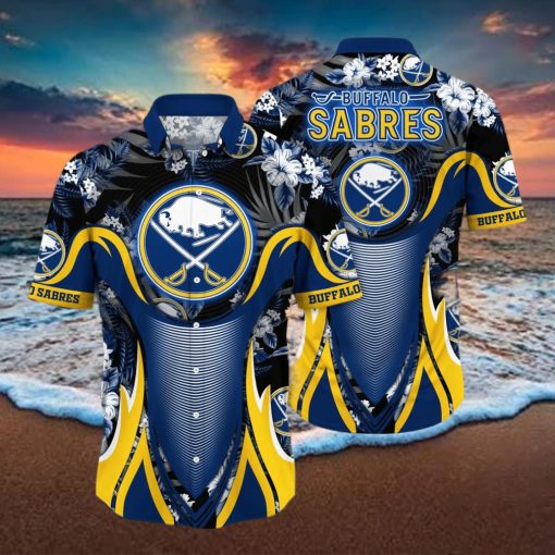 Floral Aloha NHL Buffalo Sabres Hawaiian Shirt Gift For Hockey Players